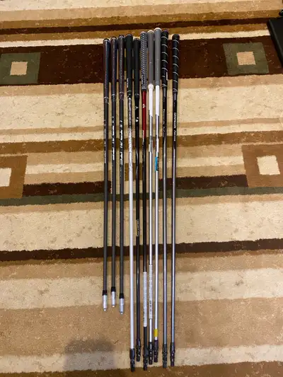Assorted Golf club shafts, View more