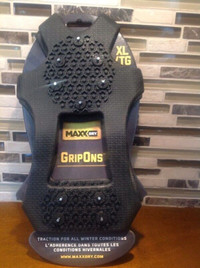 Maxx Dry  Grip Ons - XL winter ice traction shoe bottoms