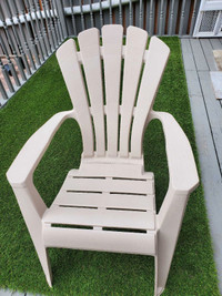 Plastic muskoka chair / adirondack chair