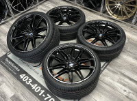 19" BMW B27 Staggered Wheels 5x120 & Tires (BMW CARS)