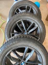4 pneus d’hiver avec jantes (BMW X4)