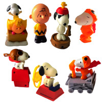 7 Jouets figurines amis de Charlie Brown, Snoopy  Peanuts, Sally