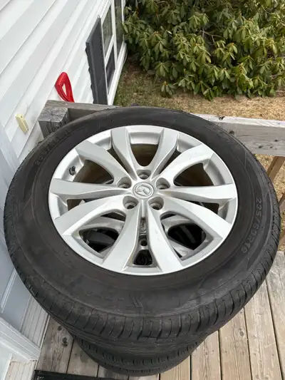 Selling a set of 235/65/18’s All season tires in great shape, no holes or plugs. Mounted on Mazda ri...