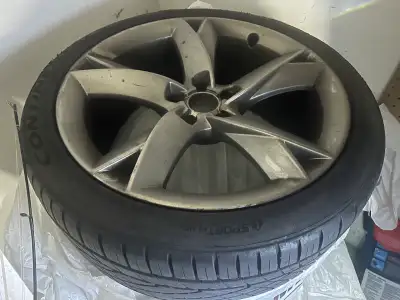 Rim from Audi A5 Cabriolet, original 2010 year model ; Tires are relatively new (1-2 years, see the...