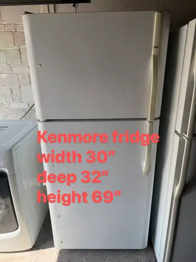 Good condition Kenmore fridge $210, View more