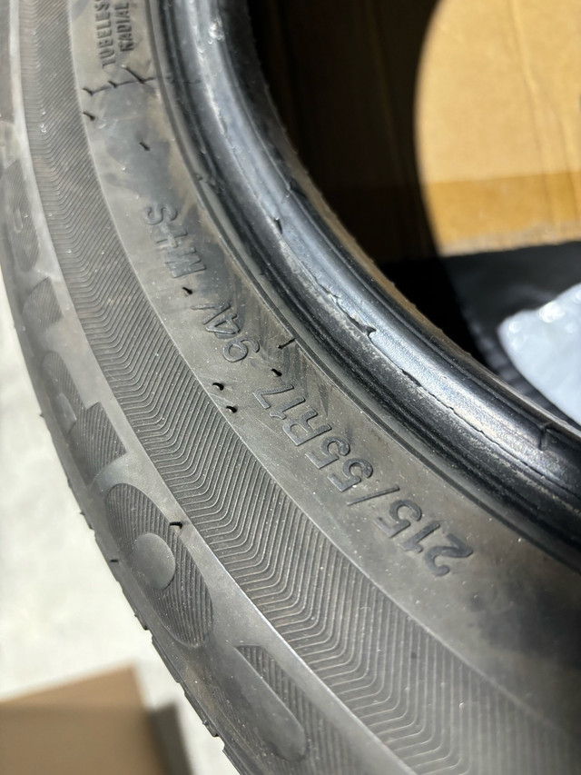 4 Used Tires for Sale – 215/55R17  bridgestone in Tires & Rims in Markham / York Region