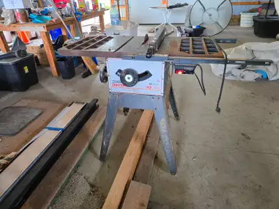 older 10" Craftsman table saw, good working condition. $50