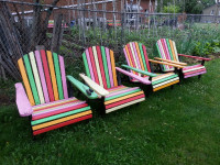 LGBTQ+ Pride Muskoka Chairs and Benches