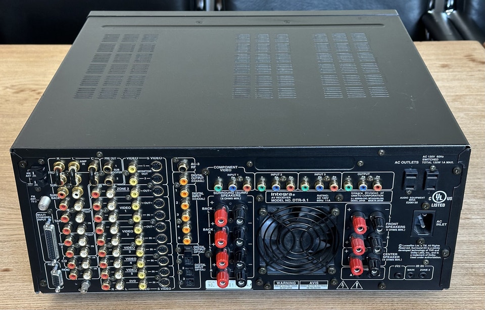 Integra DTR-9.1 surround receiver LaserDisc AC3 RF | Stereo Systems ...