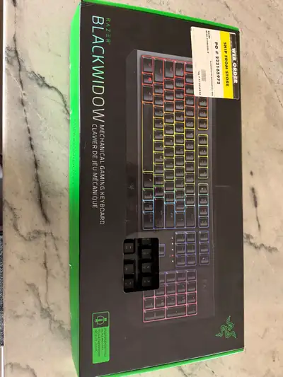 Razer Blackwidow Gaming Keyboard, View more