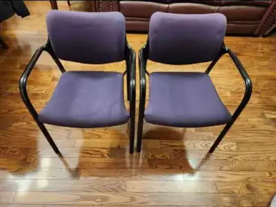 These used Herman Miller side chairs offer professional ergonomic support and durable construction,...