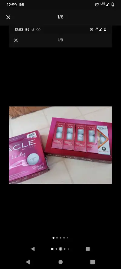 BRAND NEW CASE OF PINK LADY PINNACLE HIGH END GOLF BALLS , View more