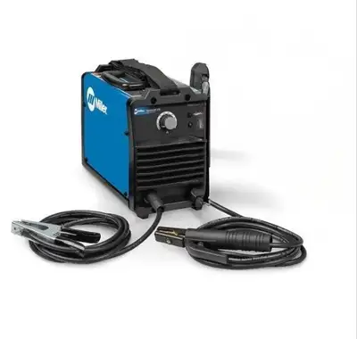 This is a Miller Thunderbolt AC stick welder, model number 907721, known for its reliable performanc...
