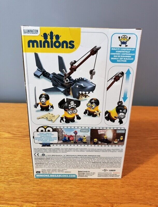 Despicable Me Minions Mega Bloks Shark Bait - NEW in Toys & Games in Calgary - Image 3