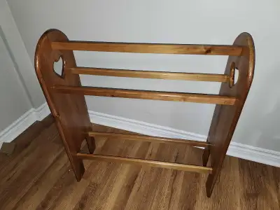 Wooden Quilt Rack, View more