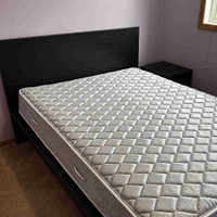 Double bed frame with mattress