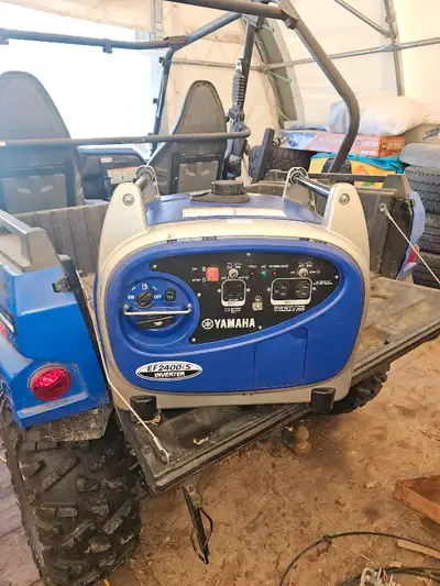 Nice and quiet generator for camping starts easy, needs nothing has fresh oil and is ready to go.