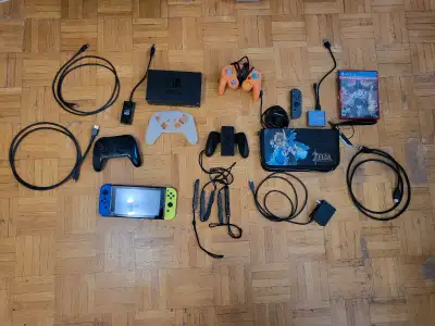 $300 - Nintendo Switch + Persona 5 $60 - Pro Controller $40 - Gamecube Controller *$350 if you get e...