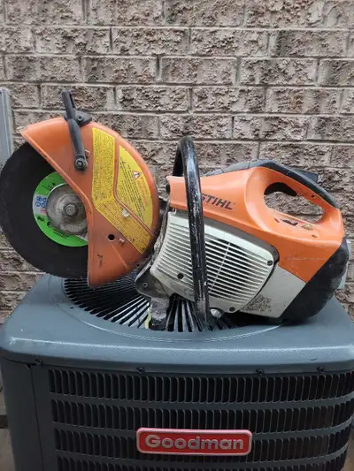 I'm selling a Stihl TS420 quick cut saw, perfect for cutting through concrete, plastic, asphalt, and...