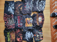 Metal band t-shirts