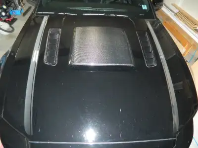 Selling my California Special GT hood with carbon fiber hood scoop and extractors. NO rust. Carbon f...