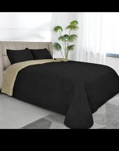 Full/Queen Size Reversible Quilt Set with 1 Quilt and 2 Pillow S, View more