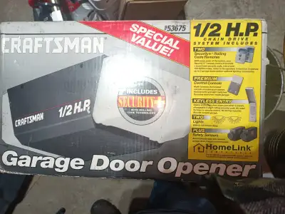 Craftsman 953675 1/2 HP Garage Door Opener Special Value Pack, View more