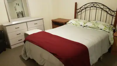 Whitby. Furnished 1-b/rm apartment. Full kitchen, living room, bath. Includes all appliances - stove...
