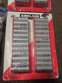 Kirkland Signature Alkaline AA Batteries, 48-count -- $15.00