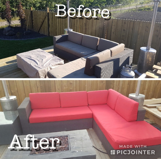 Re-Cover Cushions (Patio & RV ) in Outdoor Décor in St. Albert