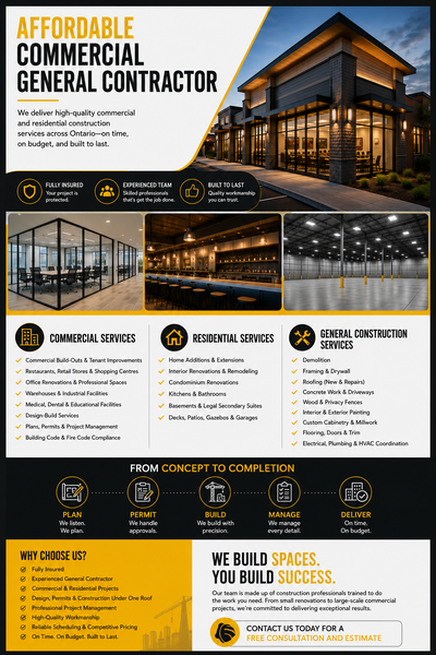 AFFORDABLE COMMERCIAL GENERAL CONTRACTOR, View more