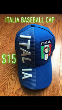 Italia base ball cap $15