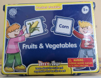 Pocket Puzzler - Fruits and Vegetables (learning game for child)
