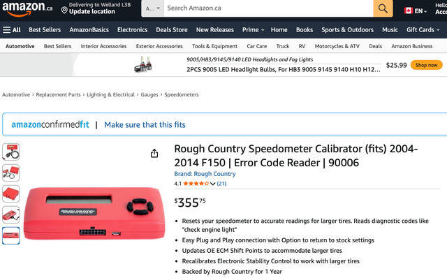 Rough Country Speedometer Calibrator in Other Parts & Accessories in Owen Sound - Image 4