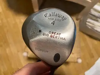 Callaway Warbird Great Big Bertha 4 wood, Firm Flex Graphite Shaft, Winn Midsize Soft Grip. All in g...