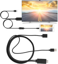 2 in 1 1080P USB Female to HDMI Male HDTV Adapter