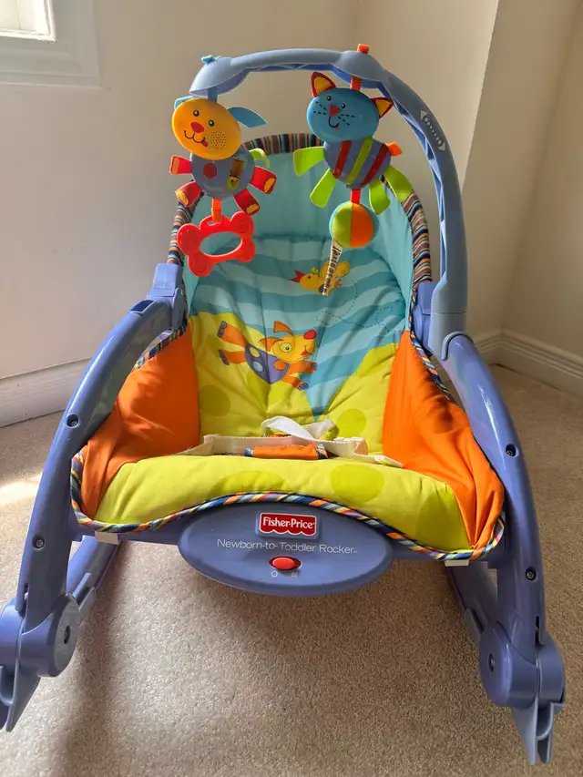 Fisher-Price Newborn-to-Toddler Rocker in Playpens, Swings & Saucers in Oshawa / Durham Region - Image 2