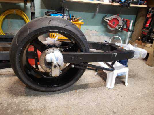 1996- 2003 Zx7r Swing Arm wide tire kit 240mm in Sport Bikes in Hamilton