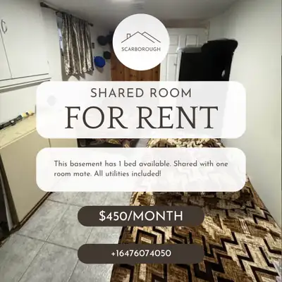 STUDENT-FRIENDLY ROOM RENTAL - SCARBOROUGH PERFECT FOR STUDENTS: ✓ Private furnished bedroom ✓ Quiet...
