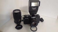 Vintage Minolta X-7A Film Camera Kit