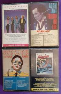1980's Cassettes $4 Each