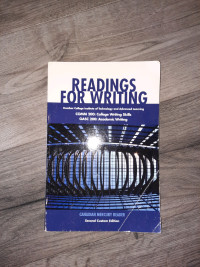 Reading for writing textbook $2