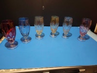 Set of 6 Etched Stemmed Glasses Ottawa Ottawa / Gatineau Area Preview