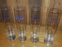 Michelob Ultra beer glasses SET
