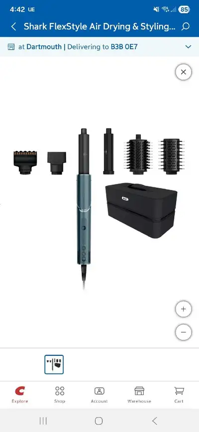 Used a few times, does not work well with my hair. Nothing wrong with the product and is still with...