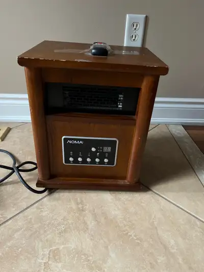 Used only a couple time. However changed to a stand up heater now. Heats up a space fairly quickly....
