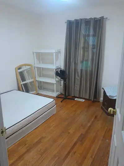 private, furnished upstairs room available in a clean, house (mattress, table, chair included). Walk...