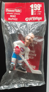 Figurine de Mike Mcphee du Canadien de Montréal Provigo 1989-90