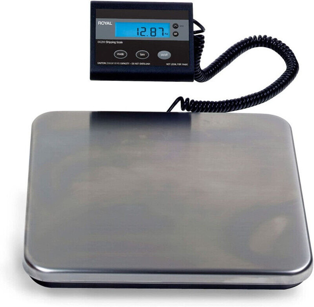 Royal Dg200 Digital Electronic Shipping Scale 200 Pound Capacity in Other Business & Industrial in Guelph