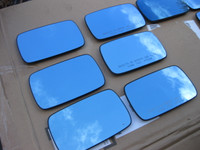 Bmw E46 3 Series Blue Tinted Heated Mirror Glass 323i 325i 330i